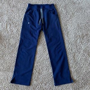 Navy Figs Scrub Pants